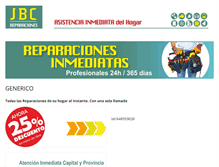 Tablet Screenshot of jbcreparaciones.com